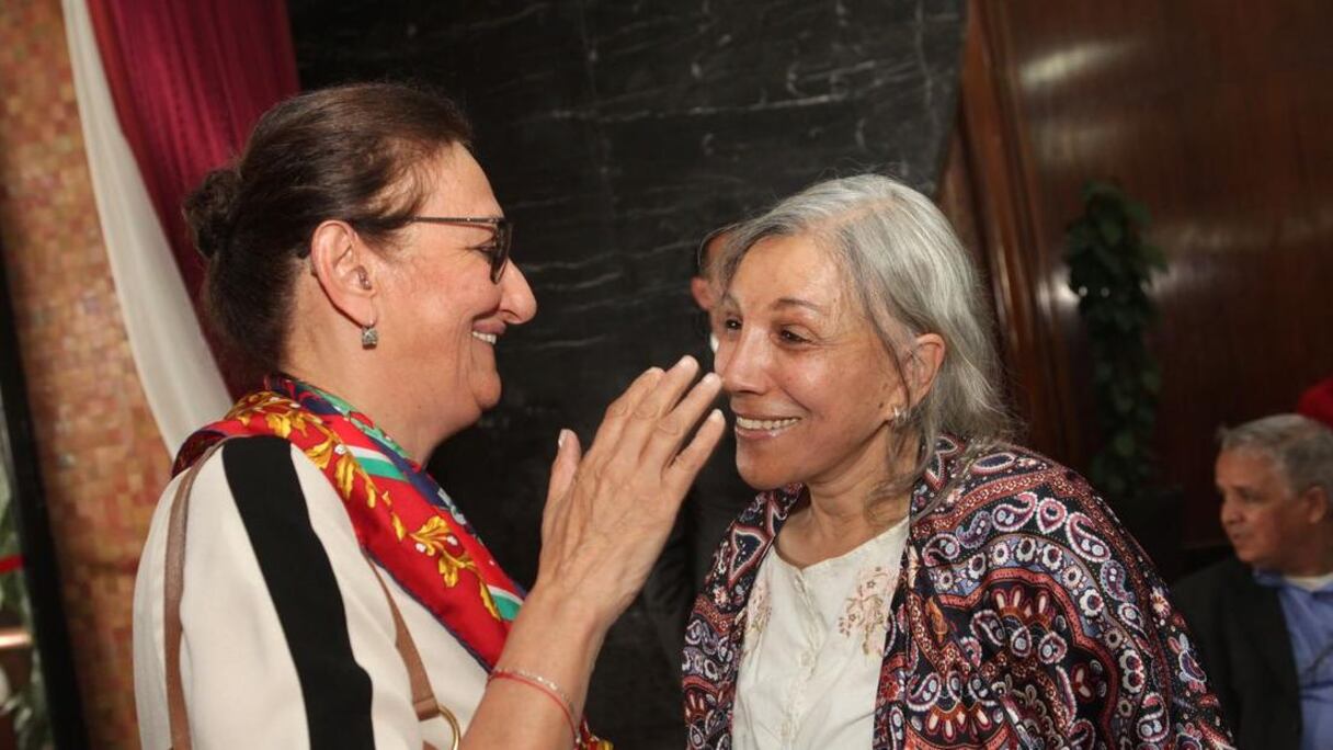 Leila Benhima Cherif et Naima Lamcharki.
