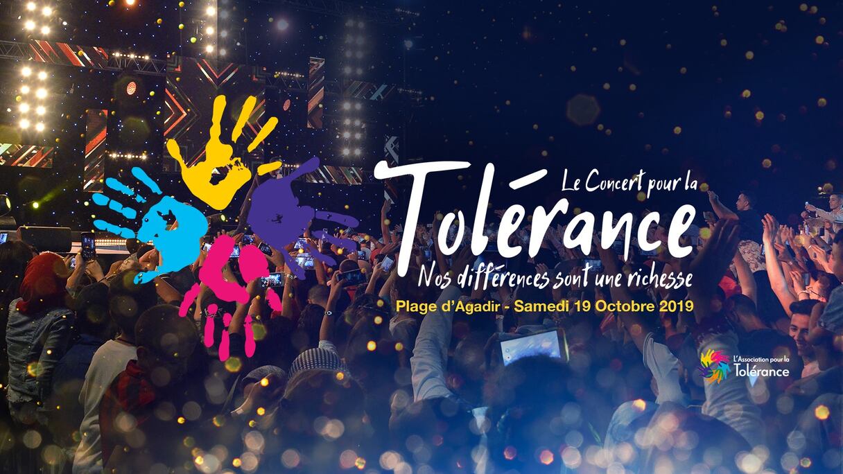 L'affiche 2019 du concert pour la Tolérance.
