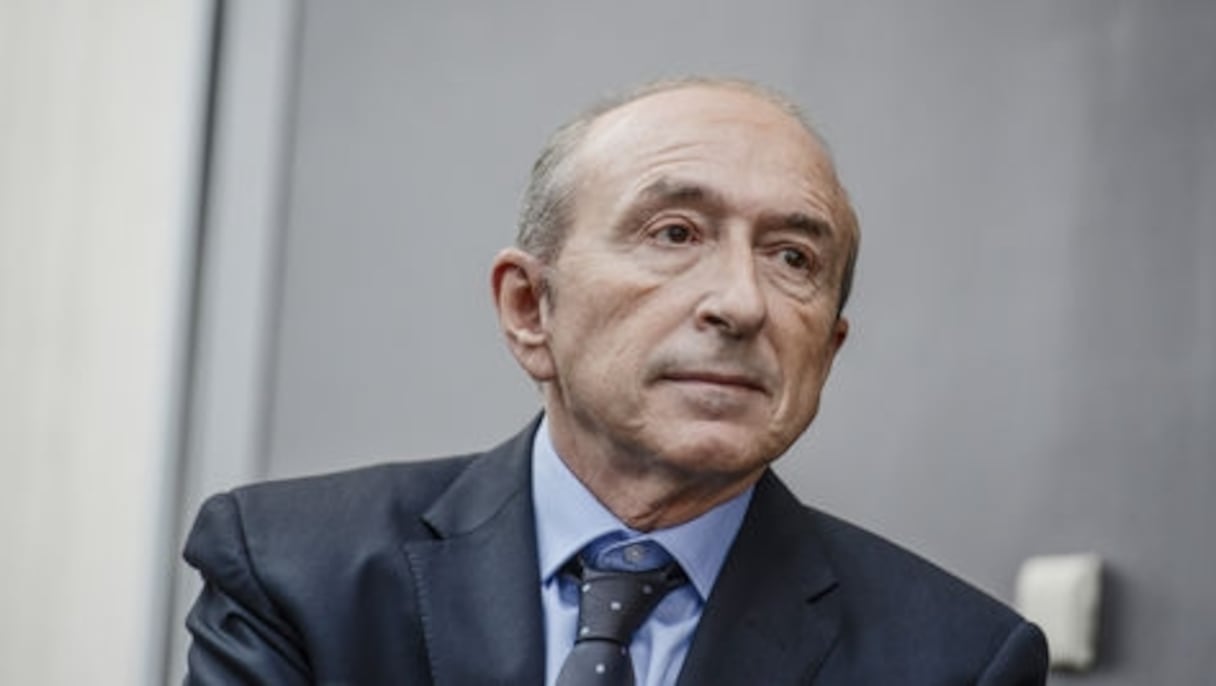 Gérard Collomb, le ministre français de l'Intérieur. 
