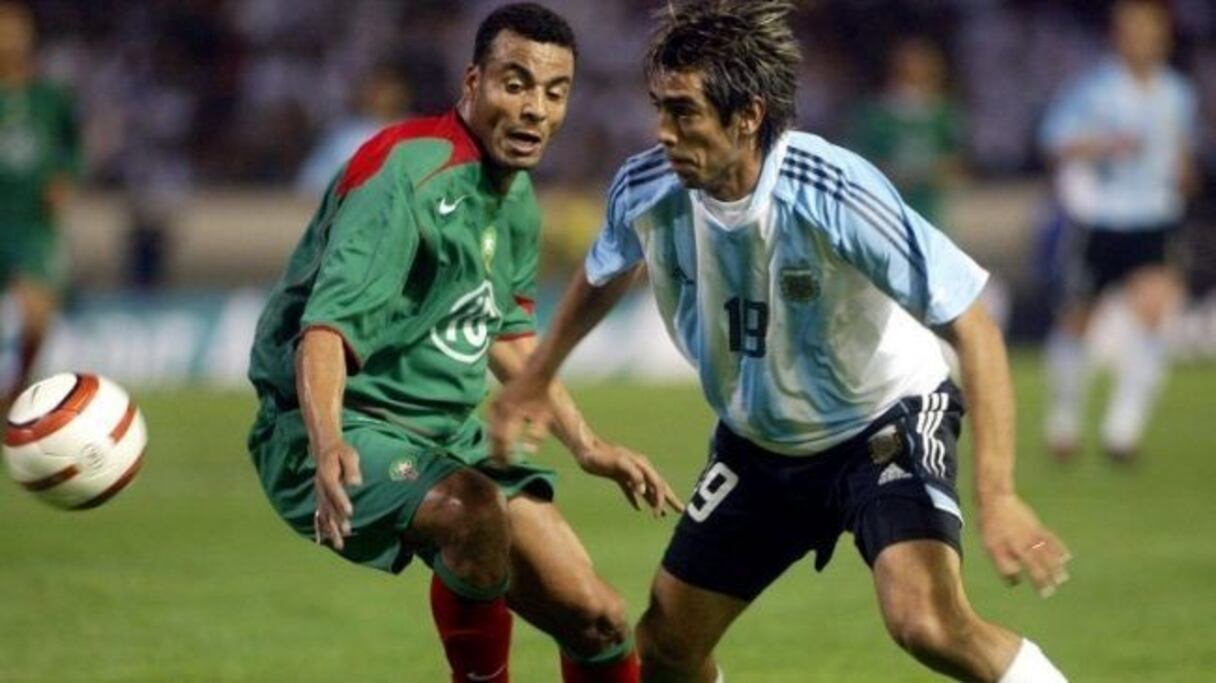 Maroc-Argentine, match amical disputé le 28 avril 2004 au complexe Mohammed V.
