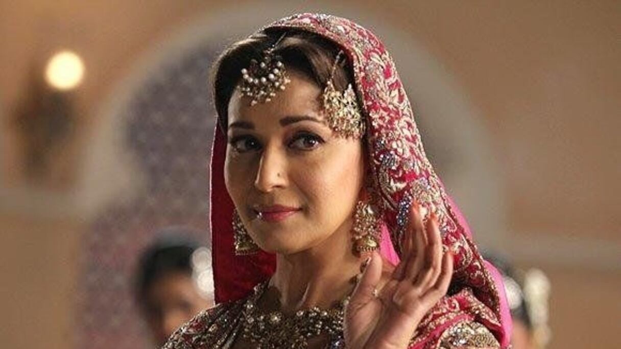 La ravissante actrice indienne, Madhuri Dixit, doit sa révélation à son rôle dans le film culte "Beta".
