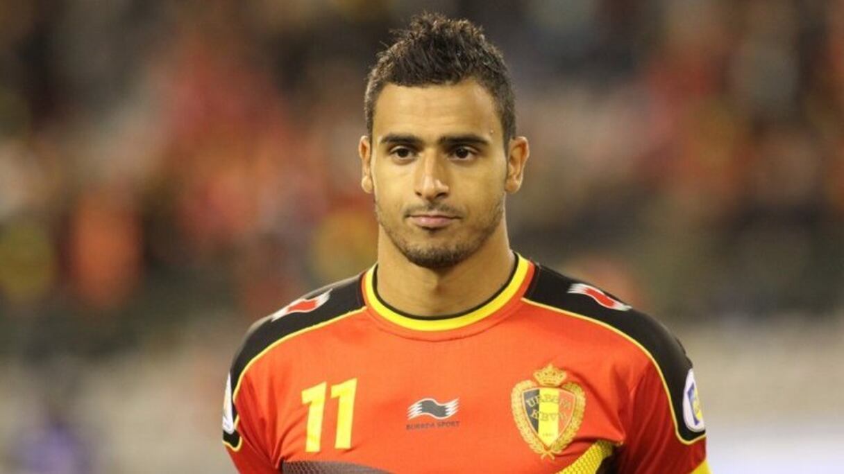 Necer Chadli (en photo) et Marouane Fellaini disputeront la Coupe du Monde avec la Belgique. 
