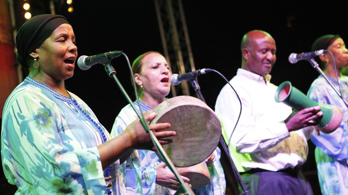 La musique chaâbi était également au rendez-vous avec un spectacle de B'net Houariyat de Marrakech
