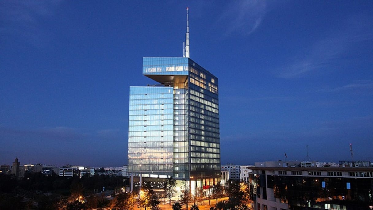 Siège de l'opérateur Maroc Telecom, avenue Annakhil, à Hay Riad, à Rabat.  
