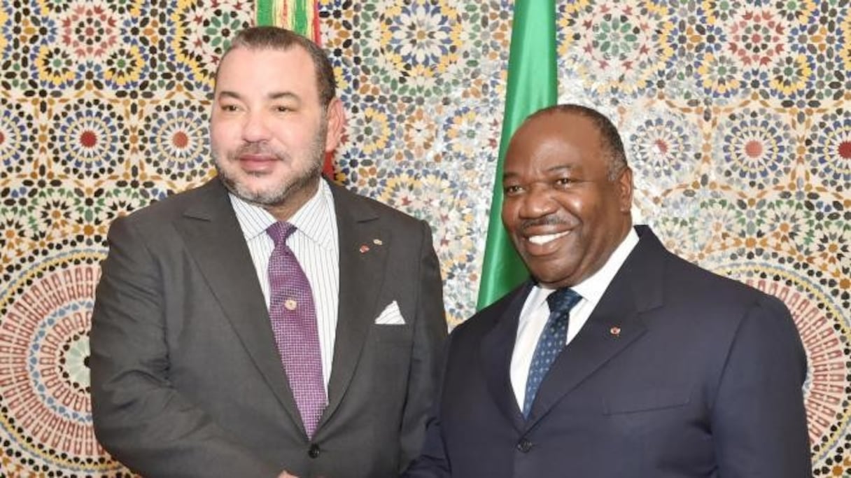 Mohammed VI et Ali Bongo.
