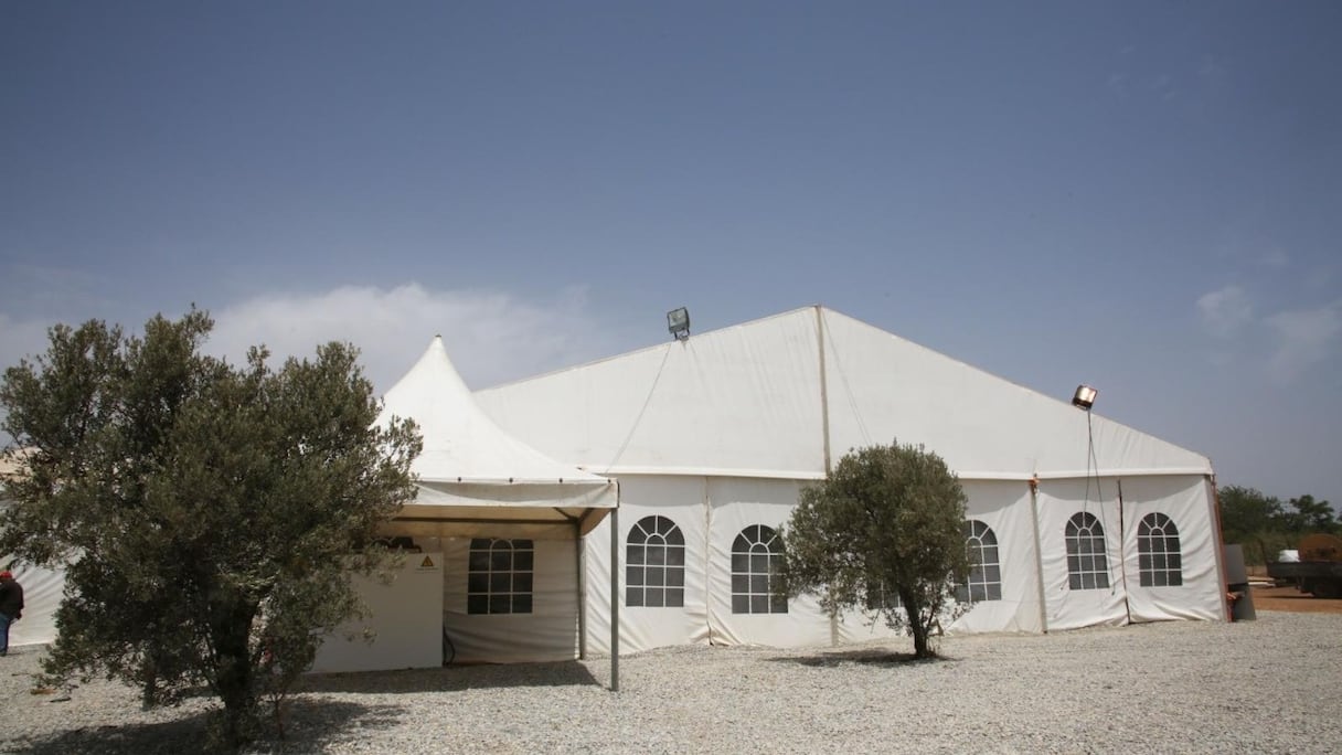 L’hôpital de campagne marocain installé à Manouba, l'un des quatre gouvernorats formant le Grand-Tunis.
