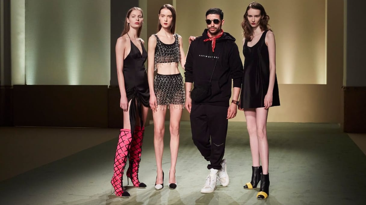 Karim Daoudi, à la Fashion Week féminine de Milan.
