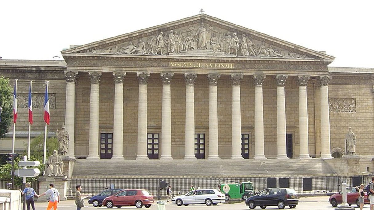 Le palais Bourbon, siège de l’Assemblée nationale.
