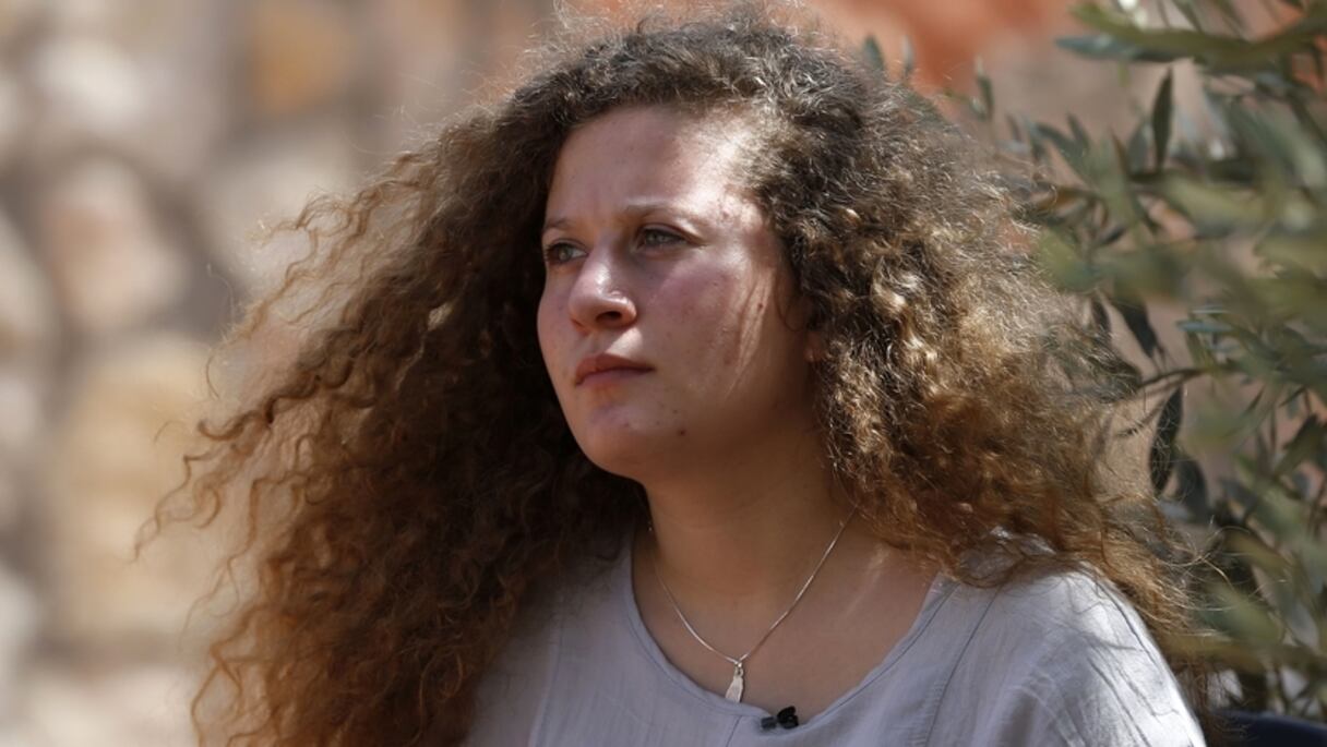 Ahed Tamimi, l'adolescente palestinienne devenue icône de la résistance à l'occupation israélienne.
