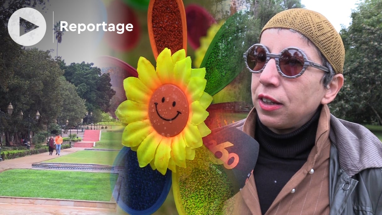Bouchra Salih, fondatrice de l'évènement culturel, Etat d'urgence d'instants poétiques, qui se tient à Rabat jusqu'au 28 novembre 2021.