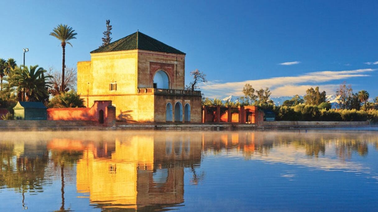 Jardins de la Menara, Marrakech. 
