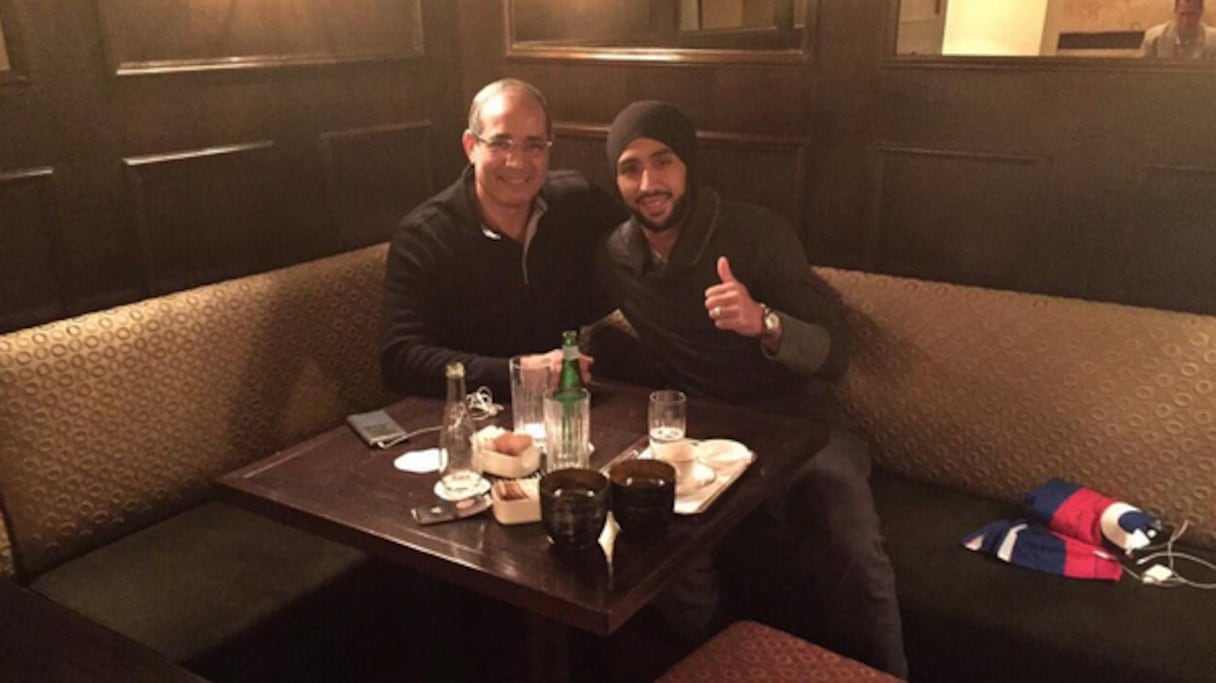 Mehdi Benatia et Badou Zaki à Munich. 
