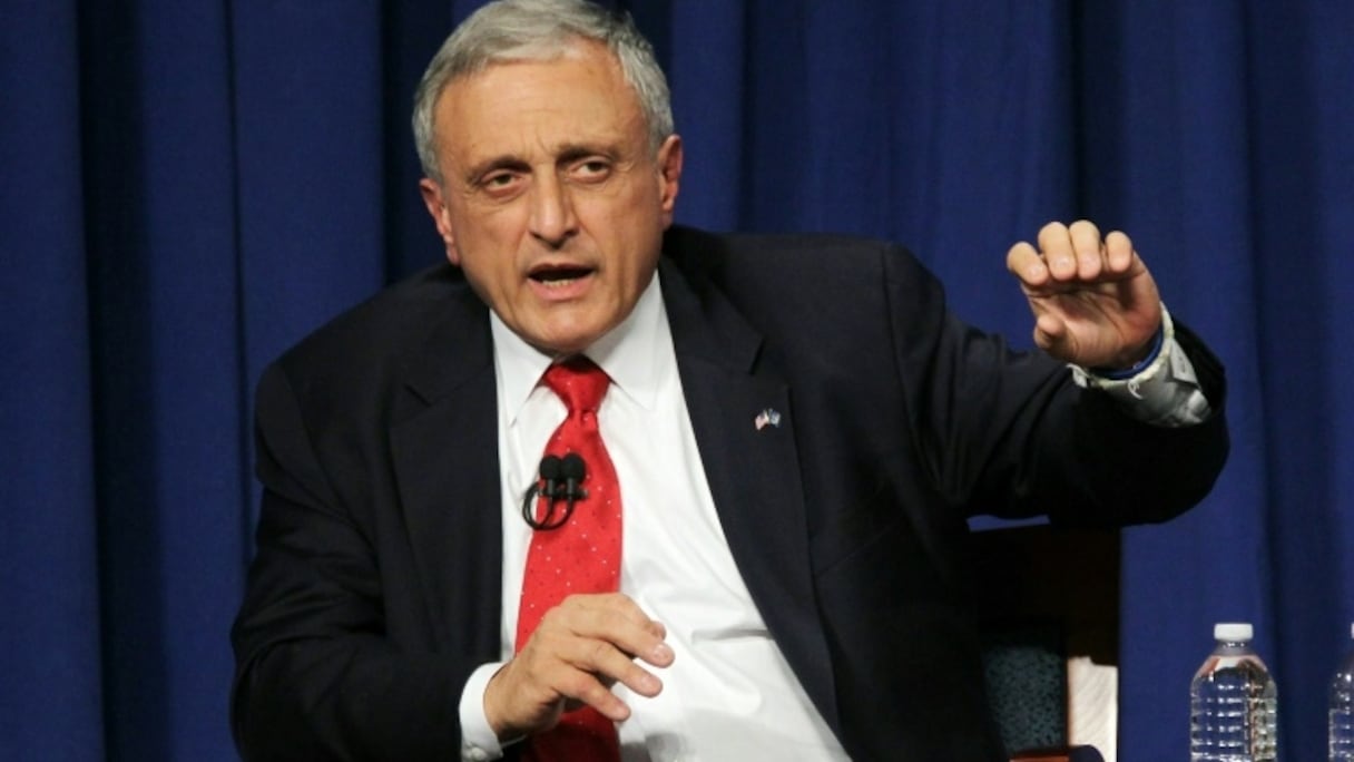 Carl Paladino, co-président de la campagne de Donald Trump, à Hempstead, aux Etats-Unis, le 18 octobre 2010.
