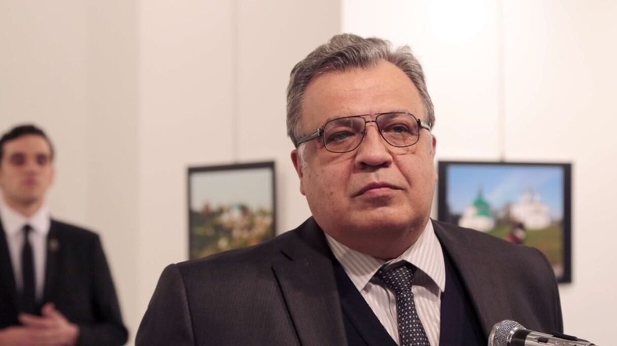 Andreï Karlov, ambassadeur russe en Turquie, a été assassiné à Ankara lundi 19 décembre 2016
	 
