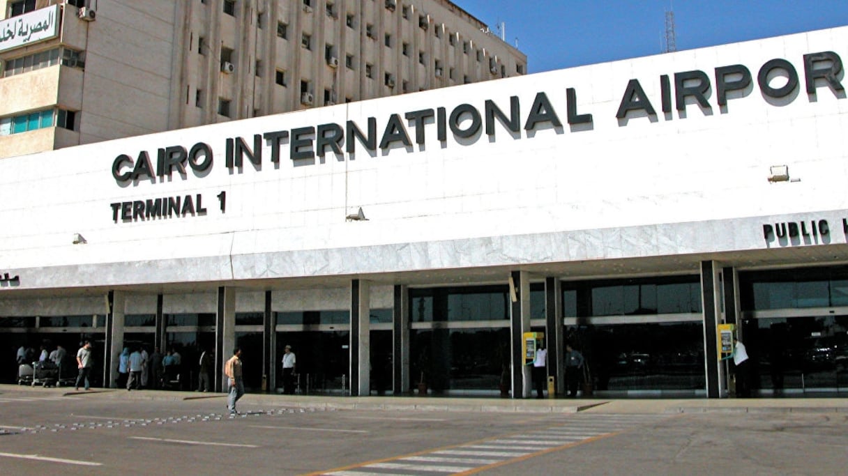 L'aéroport du Caire. 
