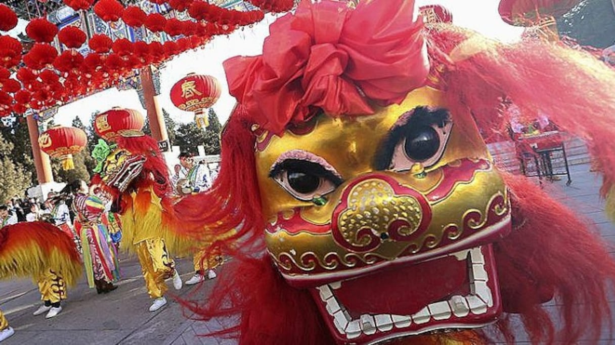 Les ressortissants chinois établis au Maroc fêtent le Nouvel An chinois à Casablanca.
