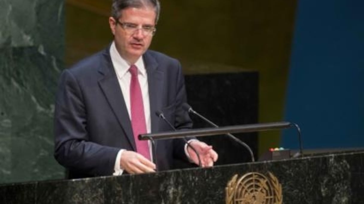 François Delattre, ambassadeur représentant permanent de la république de France auprès de l'ONU.
