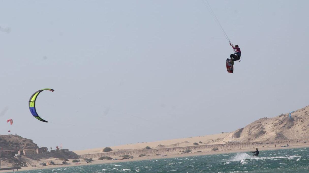 Le vent est bien présent à Dakhla.
