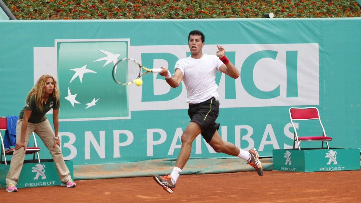 Hicham Khaddari a perdu son duel face à Victor Hanescu (7-6, 6-3)
