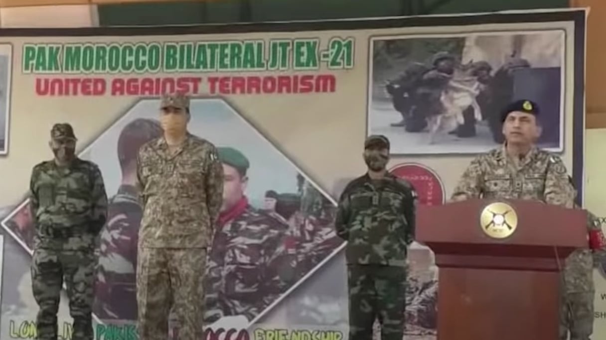 Une cérémonie de clôture de l'exercice militaire conjoint Pakistan-Maroc a été organisée ce samedi au Centre national de lutte contre le terrorisme (NCTC) à Pabbi.
