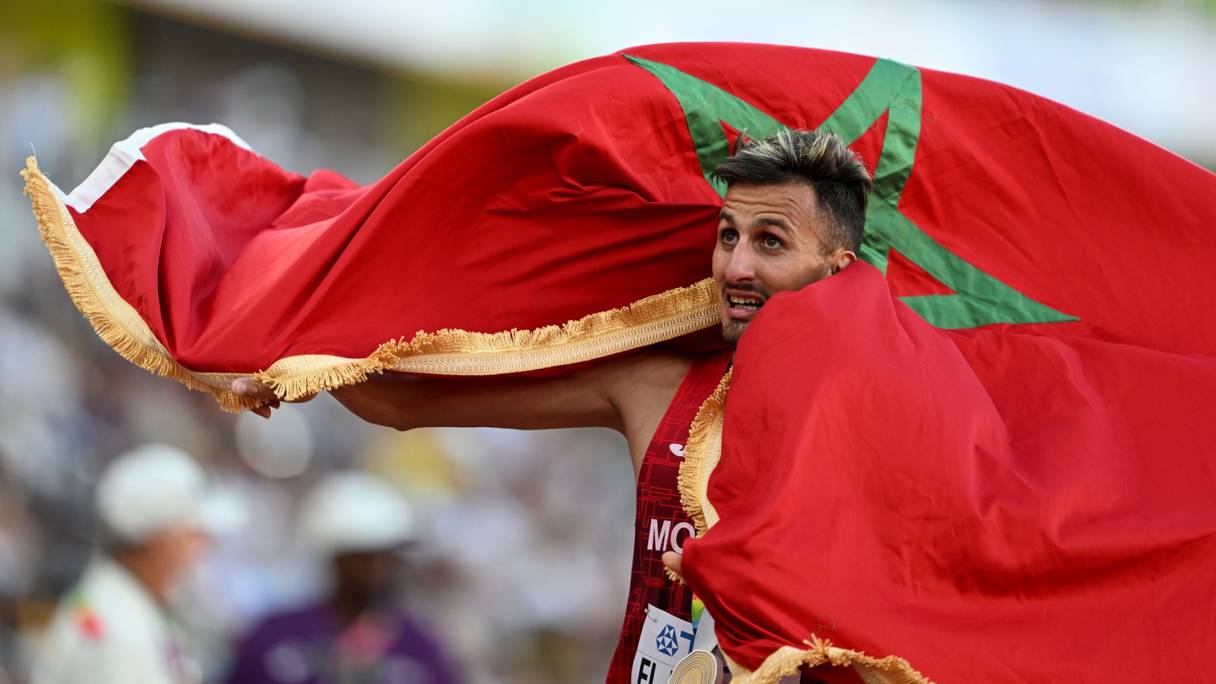 L’athlète marocain Soufiane El Bakkali.
