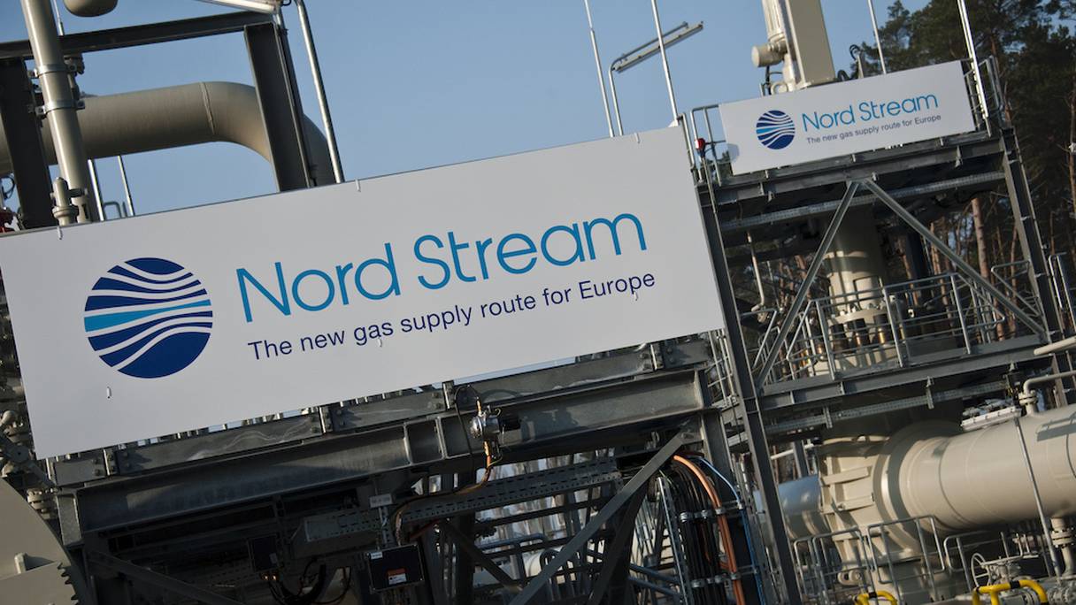 Le terminal du gazoduc Nord Stream 1 avant la cérémonie inaugurale, à Lubmin le 8 novembre 2011.
