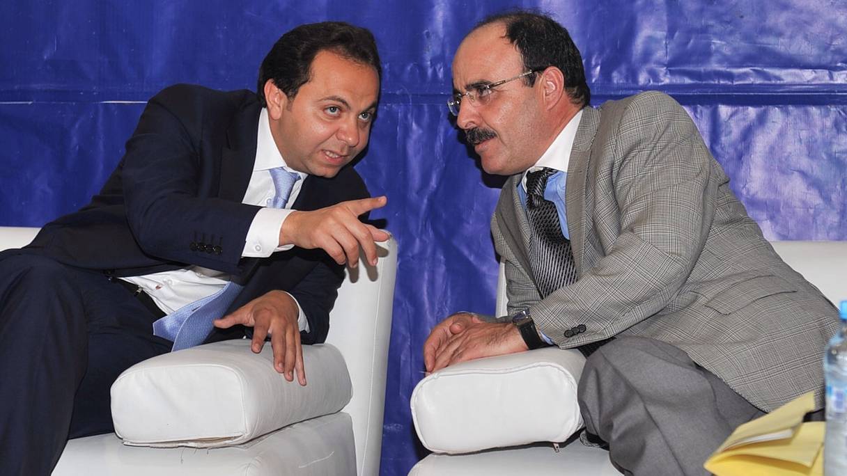 Salahedine Abou Ghali, député du PAM et Ilyas El Omari, SG du parti.

