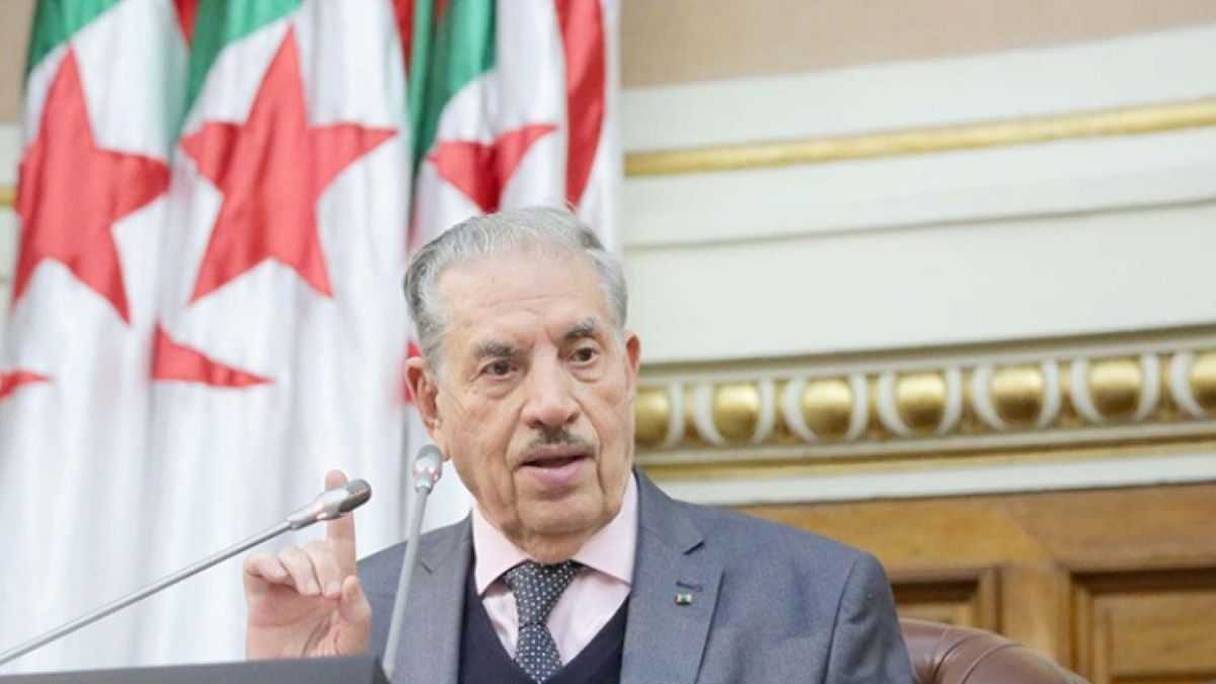 Le président du Sénat algérien, Salah Goudjil.
