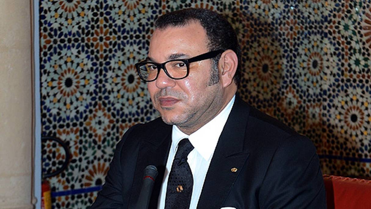 Mohammed VI, roi du Maroc.
