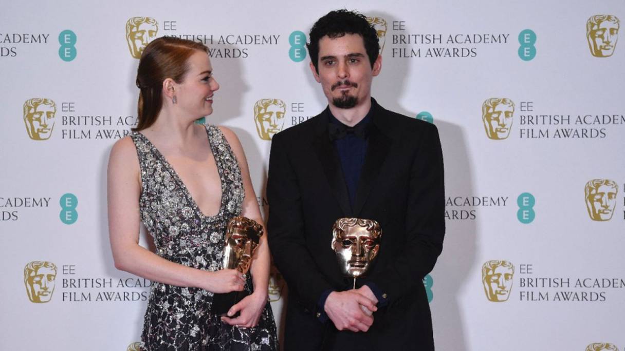 Emma Stone et le réalisateur de La La Land, déjà récompensés à Londres, partent favoris.
