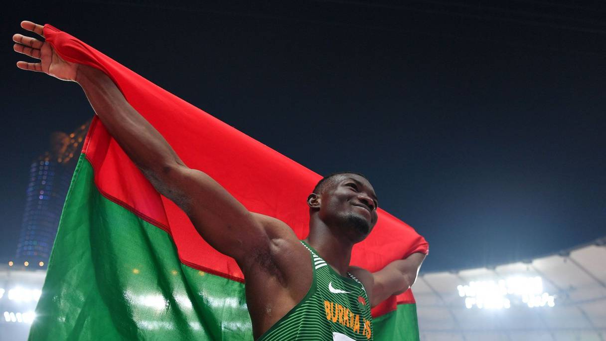 L'athlète burkinabé Hugues-Fabrice Zango.
