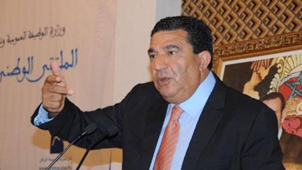 Mohamed Moubdie, ministre de la Fonction publique.
