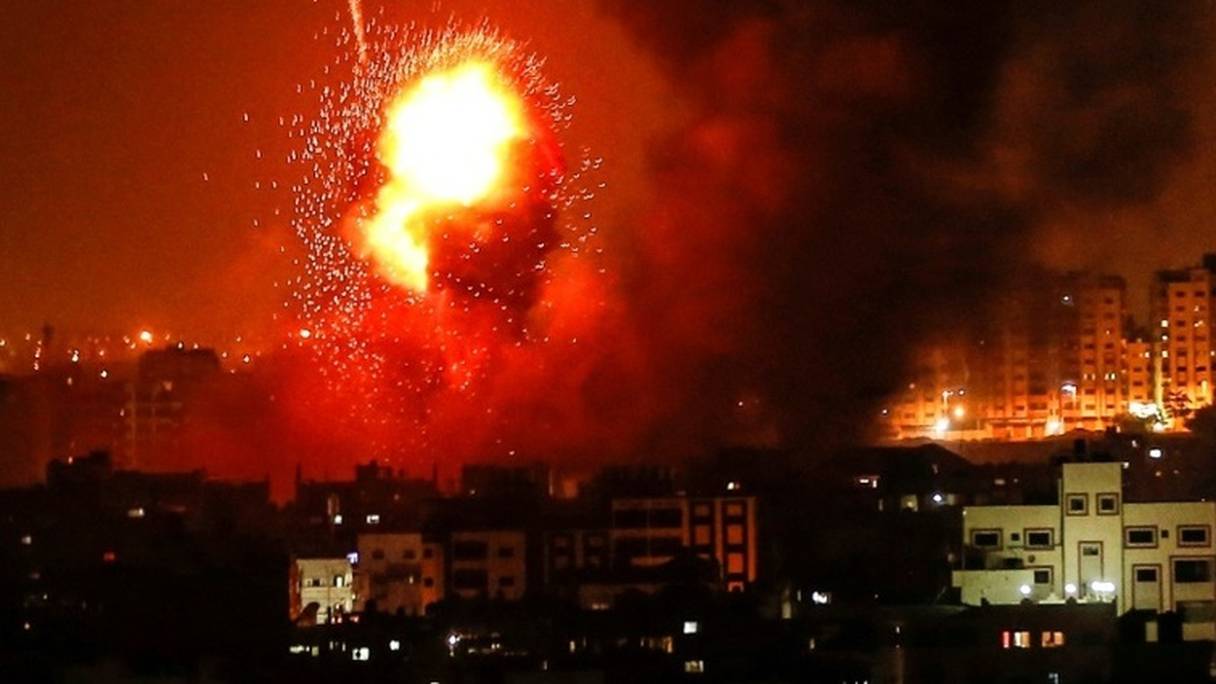 Tsahal, l'armée israélienne, a sévèrement répliqué aux tirs de roquettes en provenance de Gaza.
