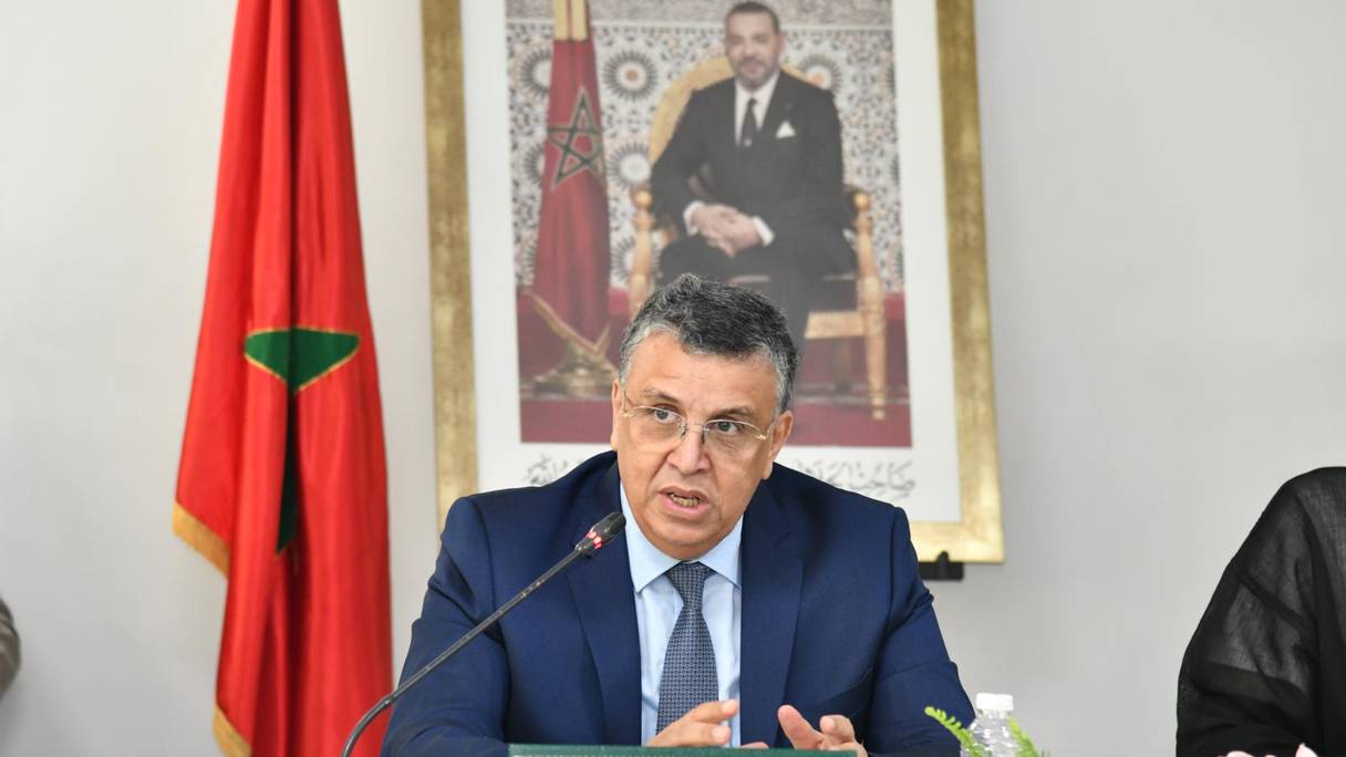 Abdellatif Ouahbi, ministre de la Justice, et membre du PAM.
