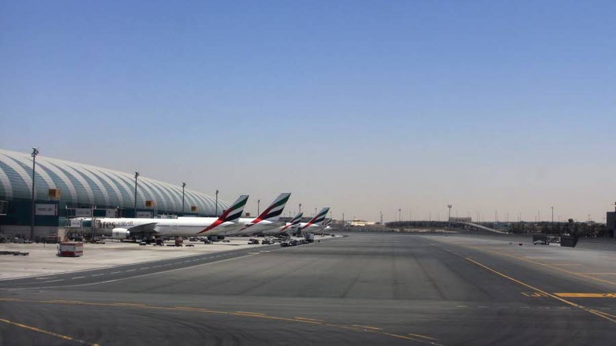 Aéroport de Dubaï.
