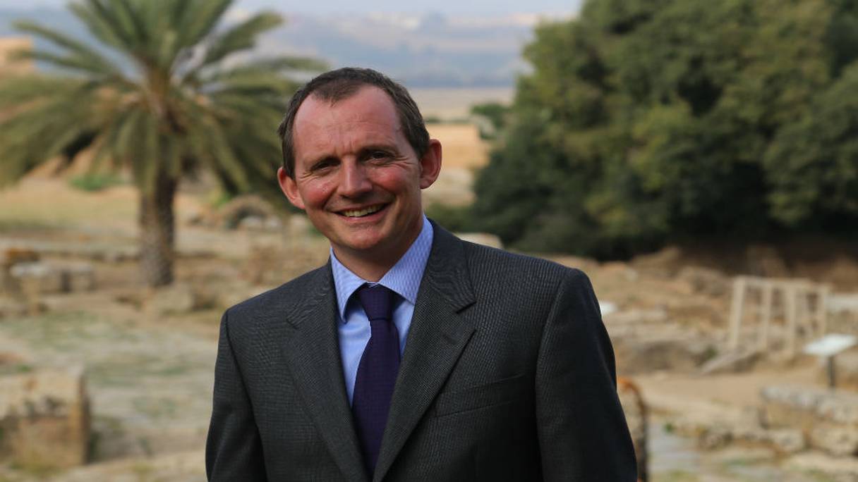 L'ambassadeur du Royaume-Uni au Maroc et en Mauritanie, Thomas Reilly. 
