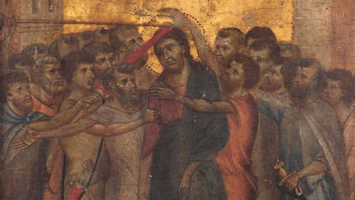 Cenni di Pepo, dit Cimabue (documenté en 1272, mort en 1302), Le Christ moqué.

