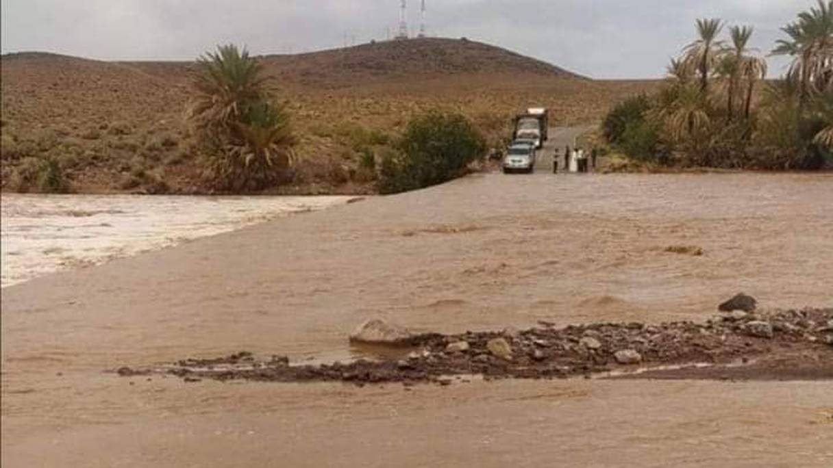 Des pluies torrentielles s’abattent sur différentes régions du Souss et provoquent des crues.
