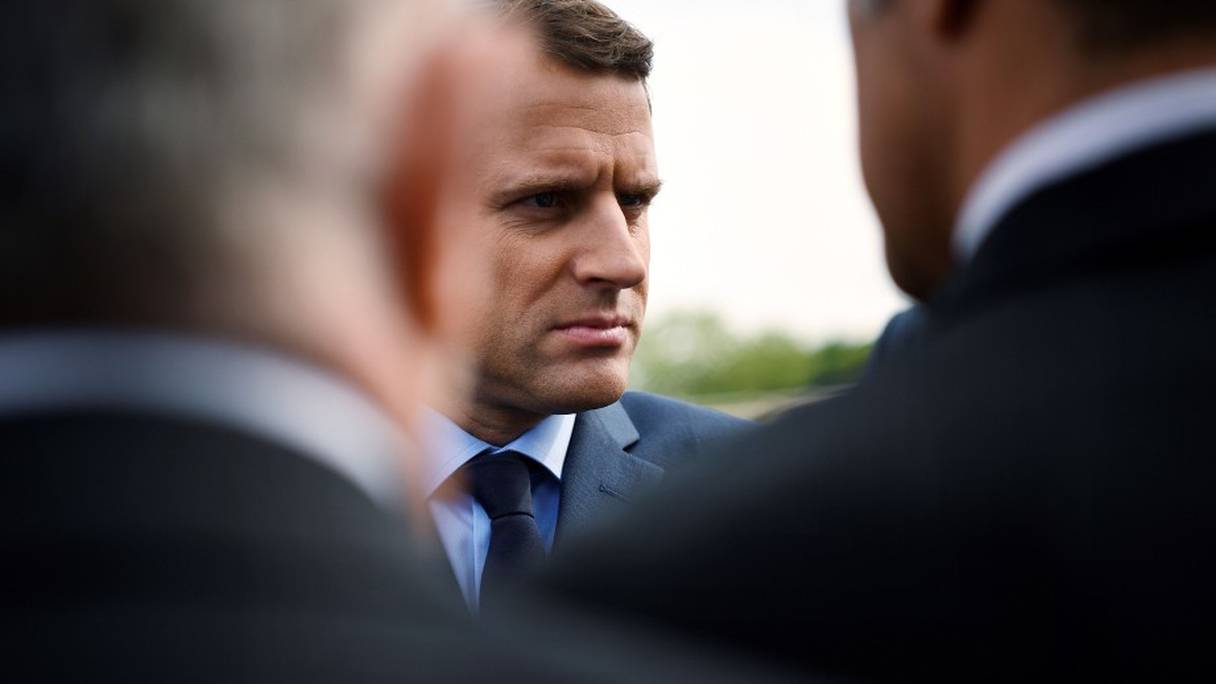 Le candidat à la présidentielle française, Emmanuel Macron.

