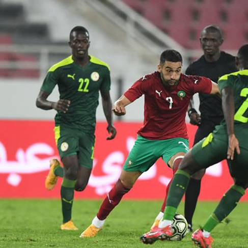 Hakim Ziyech contre le Sénégal, le 9 octobre 2020.