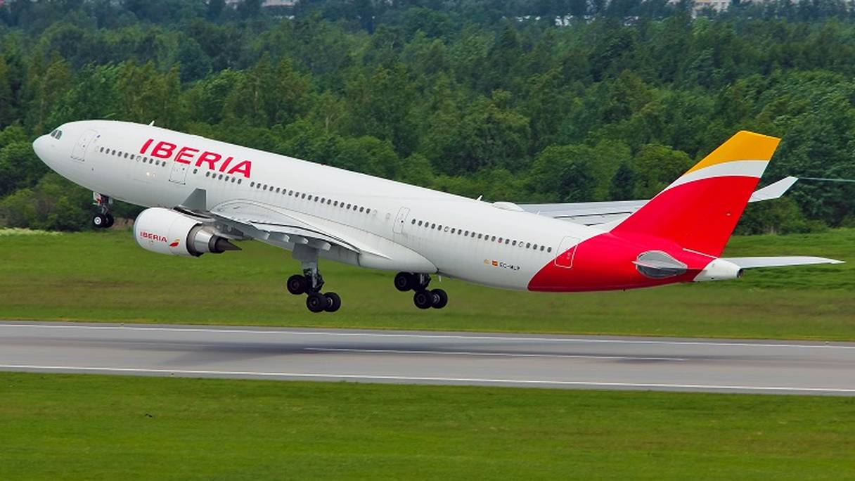 Un avion d'Iberia.
