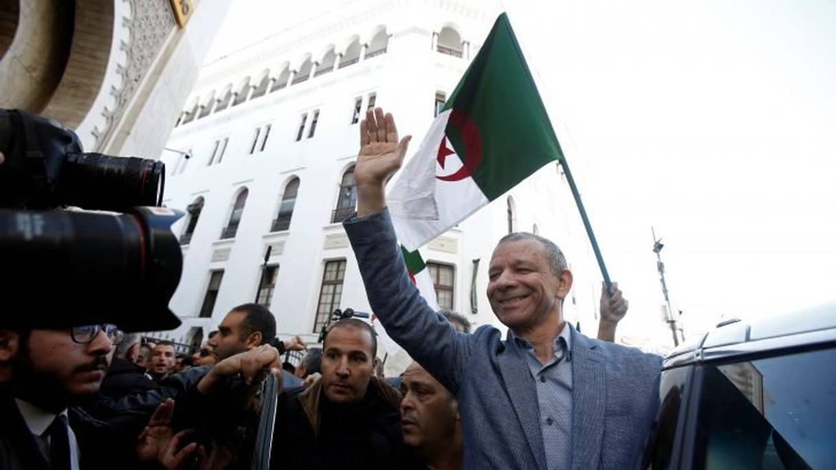Abdelkader Bengrina, candidat islamiste à la présidentielle algérienne. 

