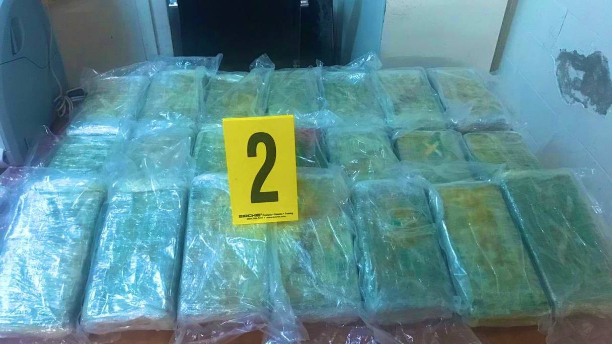 L'opération de la DGSN à Nador, le 16 septembre, a permis la saisie de 21 kg de cocaïne.
