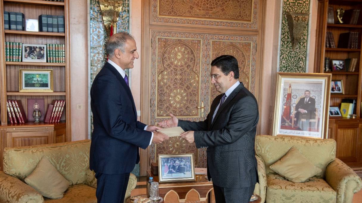 Nasser Bourita a reçu, lundi 21 novembre 2022 à Rabat, Puneet Talwar, ambassadeur extraordinaire et plénipotentiaire des Etats-Unis au Maroc.

