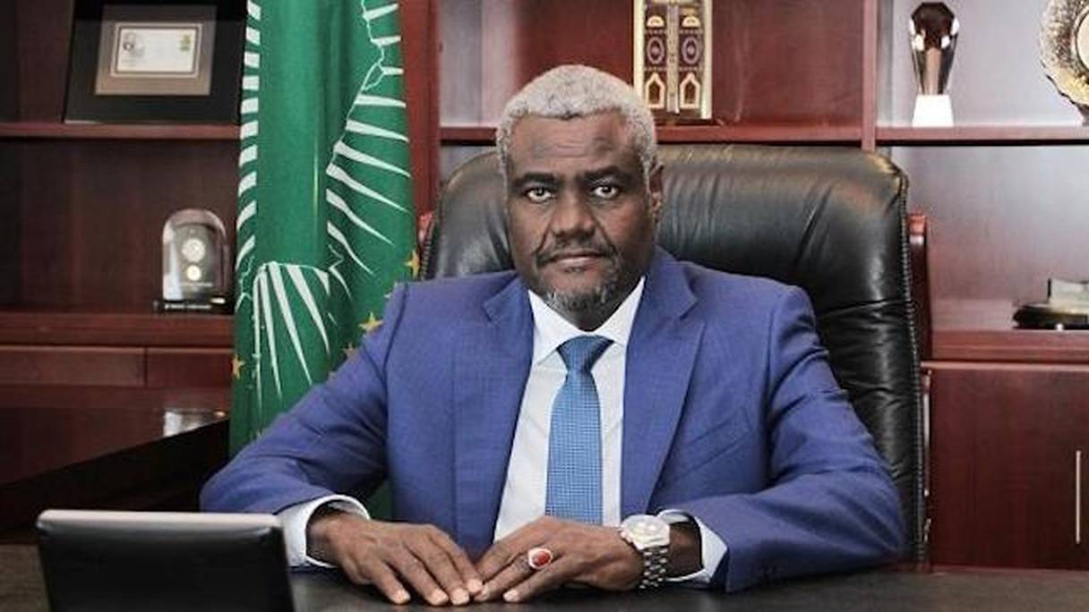 Le Tchadien Moussa Faki Mahamat, président de la Commission de l'Union africaine. 
