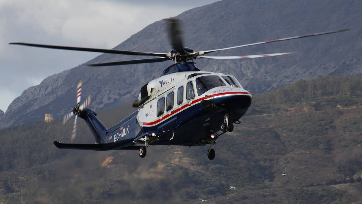 Un hélicoptère de la compagnie espagnole Helity.
